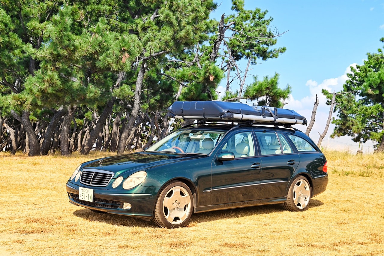 STEELO MERCEDES BENZ WAGON レンタルルーフトップテント付きベンツワゴン